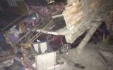 Dommages causés par un tremblement de terre de magnitude 6,7 dans l'Etat de Manipur dans le nord-est de l'Inde, qui est le foyer de la communauté Bnei Menashe (Autorisation Shavei Israel)