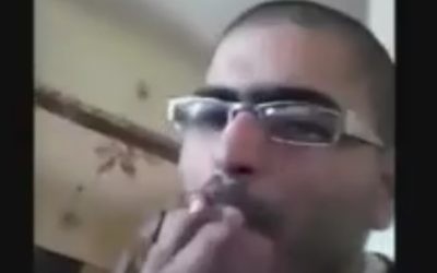 Nashat Milhem dans une vidéo diffusée par le Shin Bet, le 27 janvier 2016 (Crédit : Capture d'écran YouTube)