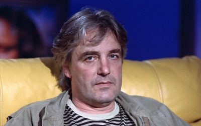 Andrzej Zulawski en 1988 à Paris (Crédit : AFP / GEORGES BENDRIHEM)