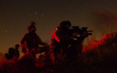 La brigade, également connu sous le nom Brigade Oz, a été officiellement formé à la fin du mois de décembre (Crédit : Unité des portes-paroles de Tsahal)