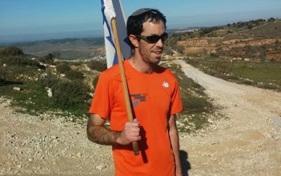 Tomer Ditur le 12 février, 2016 (Crédit : Autorisation du Conseil régional de Gush Etzion)