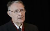 UNe photo prise le 3 décembre 2012 du fondateur d'Ikea Ingvar Kamprad  à Lausanne (Crédit : AFP / FABRICE COFFRINI)