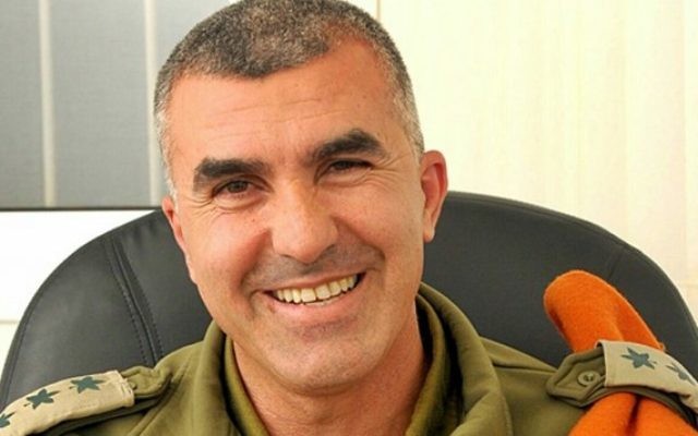 Le général Munir Amar (crédit : porte-parole de l'armée israélienne)