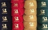 Les "kippas de la liberté" que Marc Daniels a emporté à la marche du 51ème anniversaire de la marche de Selma, le 10 mars 2016. (Crédit : autorisation de Marc Daniels)