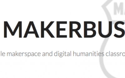 Capture d’écran de la page d'accueil du site 'makerbus'
