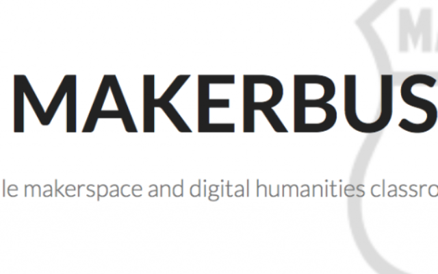 Capture d’écran de la page d'accueil du site 'makerbus'