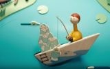 Extrait du clip de "Maagalim", animé numériquement, du groupe israélien Jane Bordeaux. (Crédit : capture d'écran YouTube/jane bordeaux)