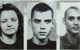 Les trois membres du groupuscule néonazi NSU (National Socialist Underground), Beate Zschaepe, Uwe Boehnhardt et Uwe Mundlos ; photographie publiée par un journal en 1998. (Crédit : capture d'écran YouTube)