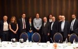 Délégation du CRIF et Moshe Ya'alon (Crédit : Facebook/CRIF)