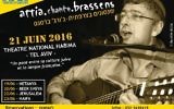Affiche concert Isaac Attia (Crédit : Autorisation)