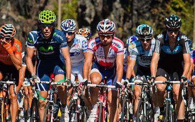 Photo d'illustration de cyclistes (Crédit : Wikimedia Commons CC BY 3.0)