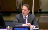 Pierre Krähenbühl aux Nations unies, le 10 novembre 2015. (Crédit : capture d’écran YouTube)