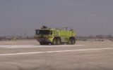 Exercice à l'aéroport international Ben Gurion, le 17 mai 2016. (Crédit : capture d'écran YouTube)