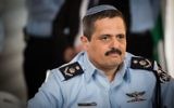 Le chef de la police Roni Alsheich lors de la cérémonie de bienvenue en son honneur, au siège de la police nationale à Jérusalem, le 3 décembre 2015 (Crédit : Hadas Parush / FLASH90)