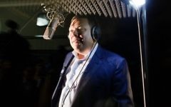 Mikhail Fridman pendant le Marathon musical 5775 à Moscou, le 24 juin 2014. (Crédit : autorisation du Congrès russe juif)