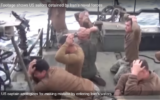 En janvier 2016, 10 soldats de la Navy ont pénétré les eaux iraniennes et se sont fait intercepter (Crédit : capture d'écran YouTube/Press TV News Videos)