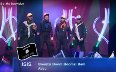 L’émission ‘Eretz Nehederet’ a réalisé une parodie d'un boys band djihadiste lors de l'Eurovision en mai 2016 (Crédit : capture d'écran YouTube)
