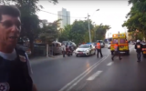 Un jeune soldat de 19 ans a été poignardé à Tel Aviv, le 30 mai 2016 (Crédit : capture d'écran YouTube)