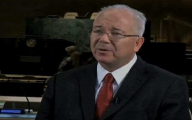L'Ambassadeur vénézuélien au Nations Unies Rafael Ramirez (capture d'écran: YouTube)