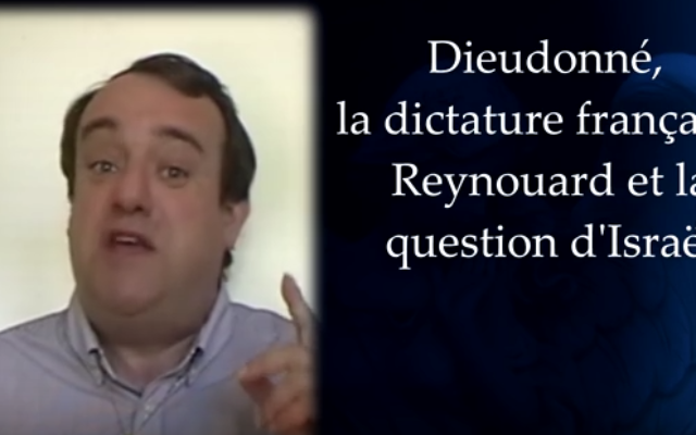 Vincent Reynouard (Crédit : Capture d'écran/YouTube)