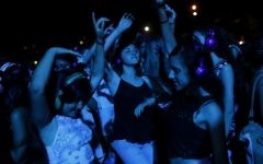 Nuit Blanche à Tel Aviv (Crédit : Miriam Alster/Flash90)