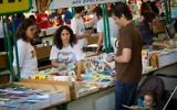Ouverture de la 55e édition de la Semaine du Livre en hébreu à Jérusalem (Crédit : Miriam Alster/Flash90)