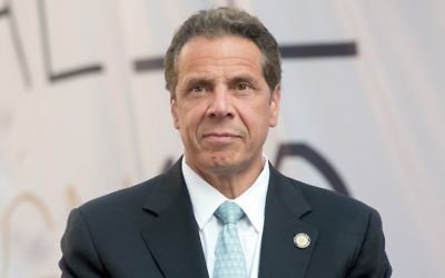 Andrew Cuomo, gouverneur de l'état de New York, assiste à l'inauguration de la Cadillac House à New York, le 1er juin 2016. (Crédit : Mike Pont/WireImage/Getty Images/JTA)
