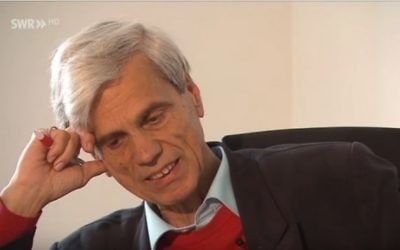 Wolfgang Gedeon, député du parti Alternative pour l'Allemagne (Afd), à la télévision allemande le 2 juin 2016. (Crédit : capture d'écran YouTube)