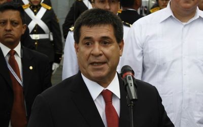 Le président du Paraguay Horacio Cartes (Crédit : Flickr/Agencia de Noticias ANDES/CC BY-SA 2.0)