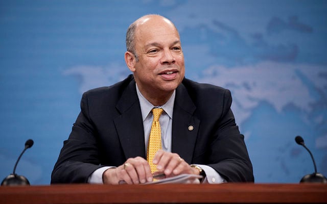 Jeh Johnson, secrétaire à la Sécurité intérieure des Etats-Unis. (Crédit : WikiCommons) Jeh Johnson, secrétaire à la Sécurité intérieure des Etats-Unis. (Crédit : WikiCommons)