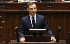 Andrzej Duda, président de la Pologne (Crédit : Wikimedia Commons CC BY 3.0)