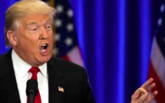 Le candidat républicain à la présidentielle Donald Trump pendant un meeting de campagne au Trump SoHo Hotel, à New York, le 22 juin 2016. (Crédit : Drew Angerer/Getty Images/AFP)
