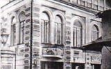 Une carte postale de la Grande synagogue de Vilnius, avant sa destruction. (Crédit : usage loyal/Wikipedia)