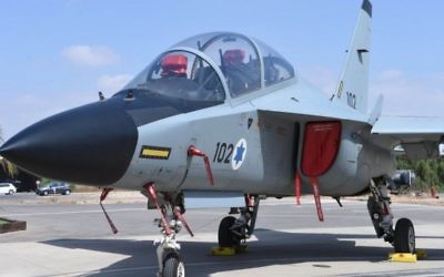 Un avion d'entraînement M-346 Lavi de l'Armée de l'Air israélienne. (Photo: Ministère de la Défense)