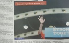 Cette photo d'Hillary Clinton - enfin, si l'on veut - est parue dans un journal Haredi aux Etats-Unis (Photo: Onlysimchas.org via JTA)