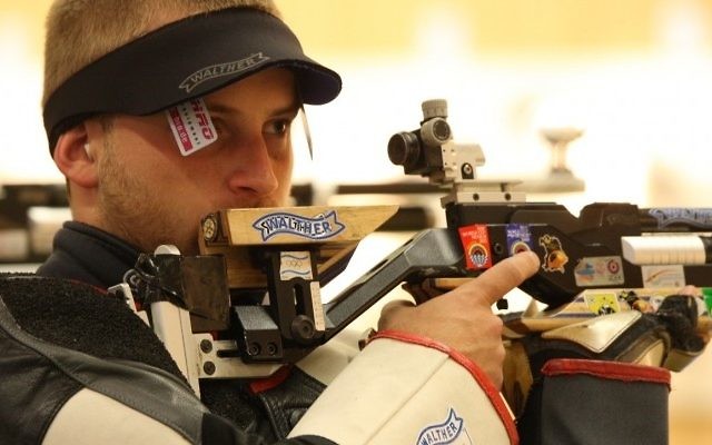 Sergey Rikhter pendant la Coupe du Monde en Corée du Sud, en avril 2013 (Crédit : autorisation)