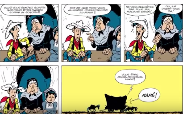 Lucky Luke et la Terre promise (Crédit : Capture d'écran/YouTube)