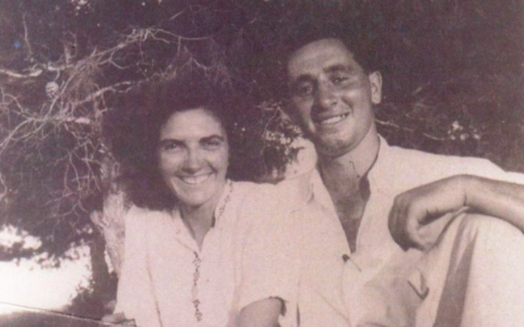 Sonia et Shimon Peres (Crédit : GPO)