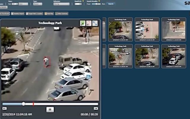 Le logiciel d'analyse vidéo d'Agent Vi peut aider les autorités à trouver des individus ou des véhicules dans des villes. (Crédit : capture d'écran YouTube)