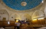 Yossif Tilayev, le gardien de la synagogue Bukharian de Samarcande, en Ouzbékistan, le 11 septembre 2016. (Crédit : Cnaan Liphshiz/JTA)
