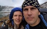 Amit Reichman et sa compagne à Katmandou en octobre 2016 (Crédit : Facebook)
