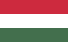 Le drapeau de la Hongrie. (Crédit : Domaine public)