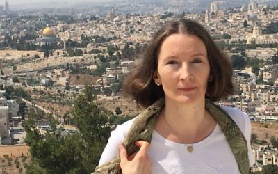 Monika Schwarz-Friesel, (Crédit : Marc Neugröschel / Times of Israel)