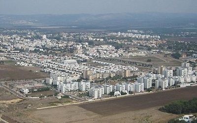 Nahariya, ville côtière du nord d'Israël. (Crédit : Wikimdia Commons/Domaine public)