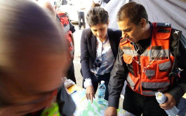 Sharon Haskel à Haifa alors que des incendies ont éclaté dans le nord du pays, le 24 novembre 2016  (Crédit : autorisation)