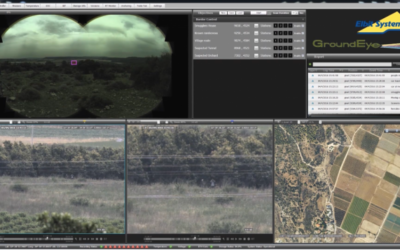 Le système de surveillance GroundEye d'Elbit permet aux utilisateurs de zoomer et de manoeuvrer entre divers domaines d'intérêt pour identifier les menaces possibles. (Crédit)