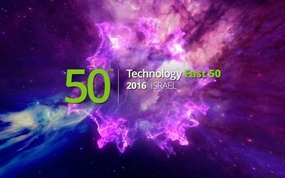 Le classement 2016 Technology Fast 50 de Deloitte Israel (Crédit : Capture d'écran YouTube)