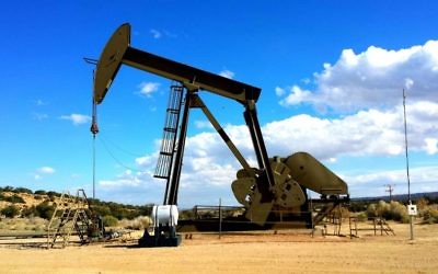Un puits de pétrole. Illustration. (Crédit : domaine public)