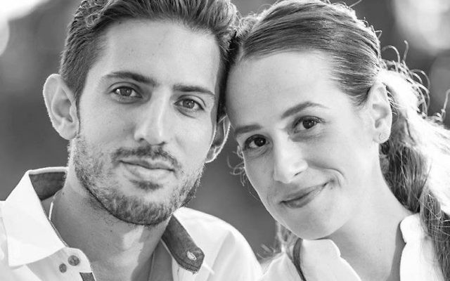 Adam Krief et son épouse Lia. (Crédit : Facebook)