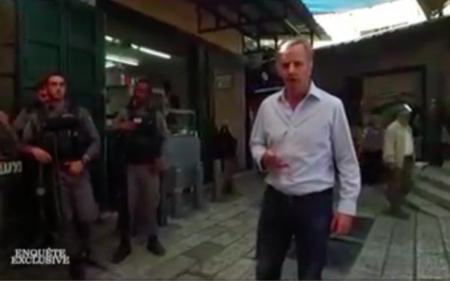 Bernard de la Villardière, présente Enquête exclusive depuis la Vieille ville Jérusalem.